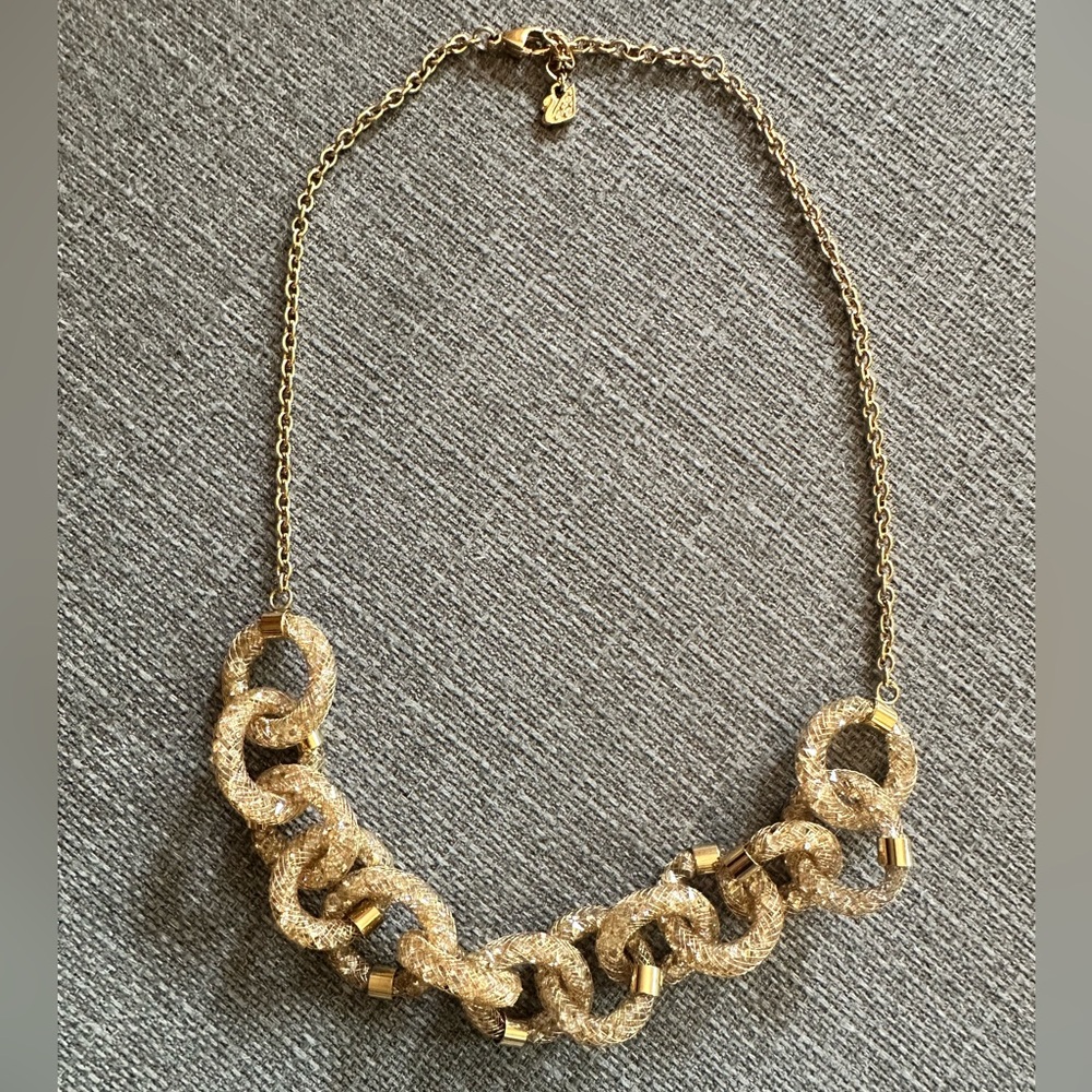 Swarovski Crystal Stardust Chain Link Necklace
